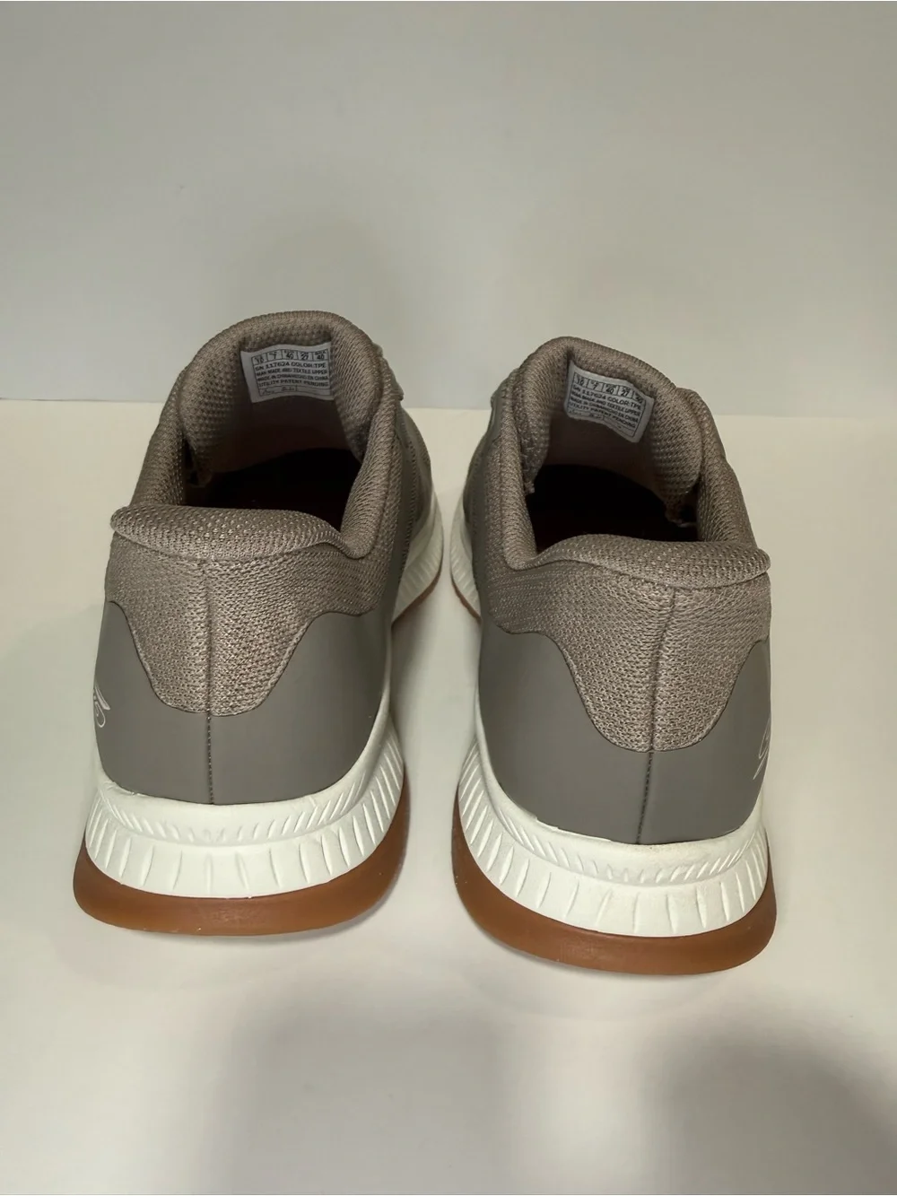 Skechers Women’s Taupe and Gum Lightweight Sneakers